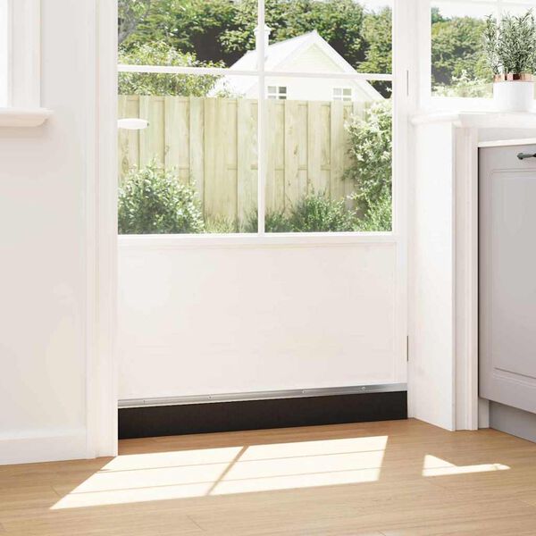 vidaXL Kefkové tesnenia na dvere s montážou na skrutky 2 pcs