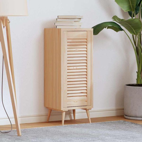 vidaXL Dvere skrinky Louvred Design 69x29,5 cm mas&iacute;vna borovica