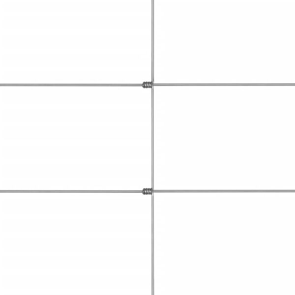 vidaXL Z&aacute;hradn&yacute; plot pozinkovan&aacute; oceľ 50x1,5 m strieborn&yacute;