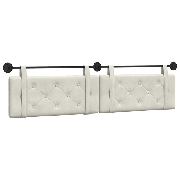 vidaXL Z&aacute;vesn&aacute; Čel&aacute; N&aacute;stenn&yacute; Kr&eacute;mov&aacute; 210 x 55 x 5 cm Zamat