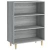 vidaXL Komoda siv&yacute; dub sonoma 69,5x32,5x90 cm spracovan&eacute; drevo