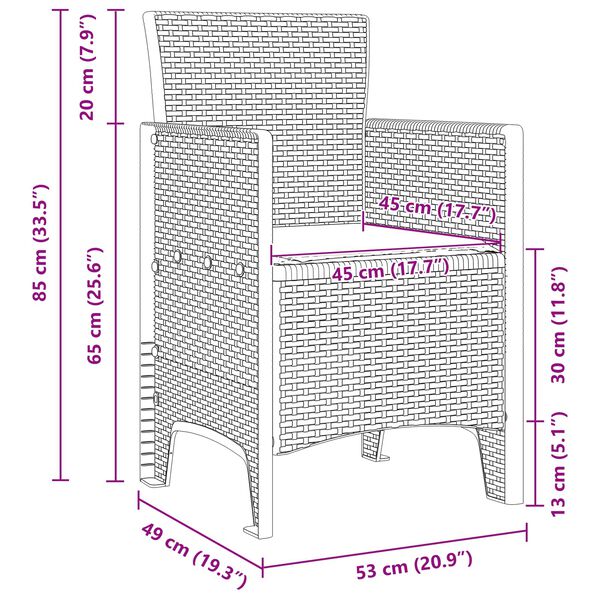 vidaXL Z&aacute;hradn&yacute; jed&aacute;lensk&yacute; set 11 pcs Hned&aacute; a svetlo &scaron;ed&aacute; Poly ratan