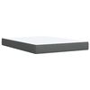 vidaXL Boxspring posteľ s matracom tmavosiv&aacute; 160x200 cm l&aacute;tka