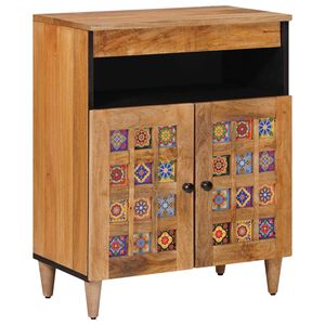 vidaXL Serv&iacute;rovacia skriňa Pr&iacute;rodn&aacute; 60 x 33 x 75 cm