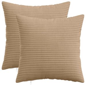 vidaXL Poťah na podložku 2 pcs HEERLEN Hned&aacute; 30 x 30 cm man&scaron;estr