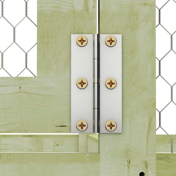 vidaXL Klietka pre sliepky 1,5x1,5x1,5 m, impregnovan&aacute; borovica