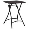 vidaXL Bistro st&ocirc;l Antracit 55 x 55 x 72,5 cm Pr&aacute;&scaron;kovan&aacute; oceľ