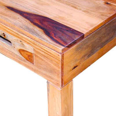 vidaXL Konferenčný stolík z masívneho sheeshamového dreva