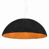 vidaXL Z&aacute;vesn&aacute; lampa čierna a zlat&aacute; &Oslash;70 cm E27