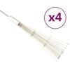 vidaXL Vonkaj&scaron;ie vianočn&eacute; prskavky 4 ks, farebn&eacute; 20 cm, 560 LED