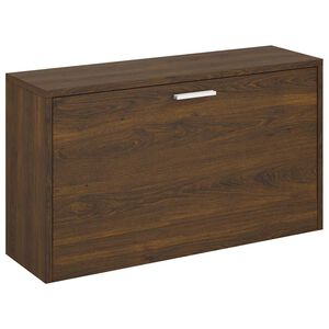 vidaXL Lavica na top&aacute;nky hned&yacute; dub 80x24x45 cm spracovan&eacute; drevo