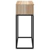 vidaXL Konzolov&yacute; stol&iacute;k 80x30x75 cm spracovan&eacute; drevo a železo