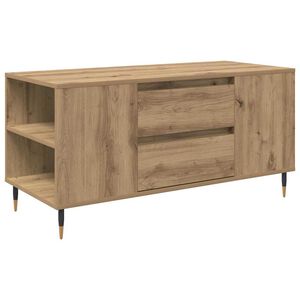 vidaXL Konferenčn&yacute; stol&iacute;k Remeseln&yacute; dub 102 x 44,5 x 50 cm
