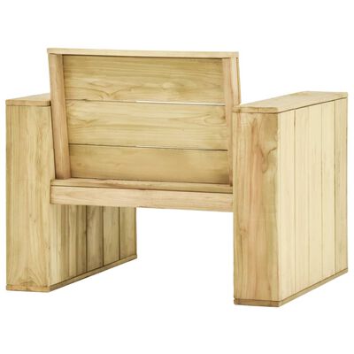 vidaXL Záhradná stolička 89x76x76 cm, impregnovaná borovica