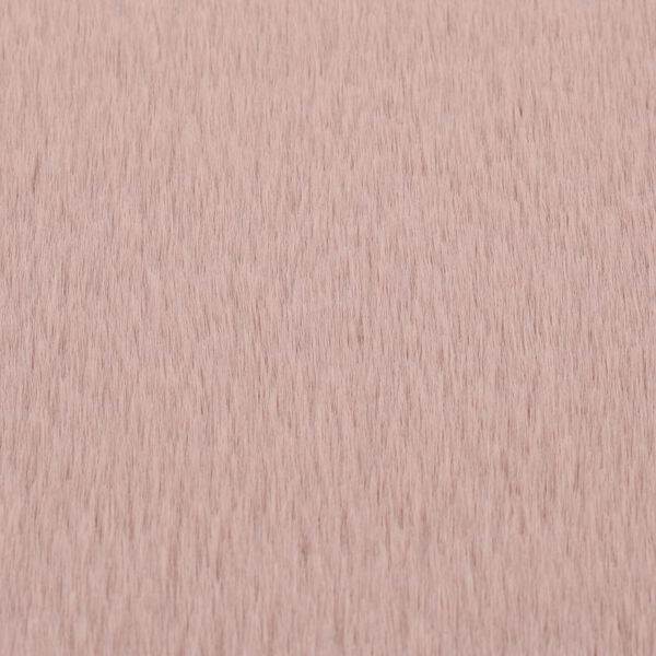 vidaXL Koberec 80 cm staroružov&yacute; umel&aacute; kr&aacute;ličia kožu&scaron;ina