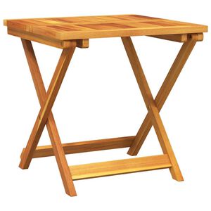 vidaXL Skladac&iacute; z&aacute;hradn&yacute; st&ocirc;l 50x50x50 cm ak&aacute;ciov&yacute; mas&iacute;v