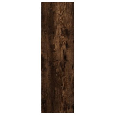 vidaXL Knižnica dymový dub 97,5x29,5x100 cm spracované drevo