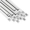 vidaXL Viazac&iacute; p&aacute;s na k&aacute;ble 25 ks 7,9 x 300 mm Strieborn&aacute;