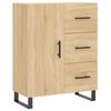 vidaXL Komoda dub sonoma 69,5x34x90 cm kompozitn&eacute; drevo