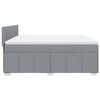 vidaXL Boxspring posteľ s matracom bledosiv&aacute; 180x200 cm l&aacute;tka