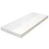 vidaXL Matrac 90x200 cm, 7-z&oacute;nov&yacute;, PU pena 10 cm, H2 H3