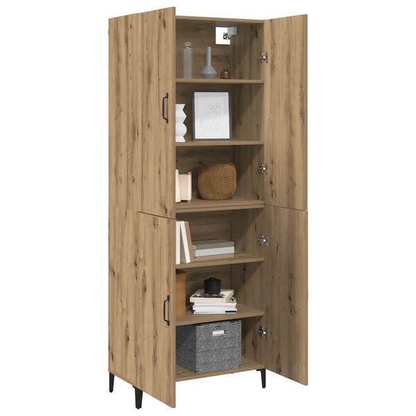 vidaXL Highboard 2 pcs Remeseln&yacute; dub Kompozitn&eacute; drevo