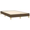 vidaXL Boxspring posteľ s matracom tmavohned&aacute; 120x200 cm l&aacute;tka