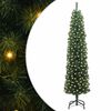 vidaXL Umel&yacute; vianočn&yacute; stromček Zelen&aacute; 180 cm PVC, oceľ a plast