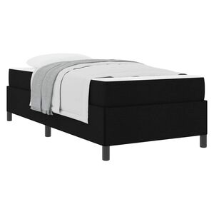 vidaXL Posteľ s pružinov&yacute;m r&aacute;mom Čierna 80 x 200 cm l&aacute;tka