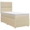 vidaXL Posteľ boxspring s matracom Modr&aacute; 100 x 200 cm L&aacute;tka