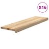 vidaXL Schodiskov&eacute; stupne 16 ks 90x30x2 cm neo&scaron;etren&yacute; dubov&yacute; mas&iacute;v