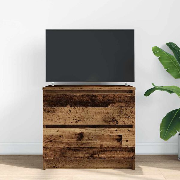 vidaXL TV skrinka Old Wood 60x35x54 cm Engineered Wood