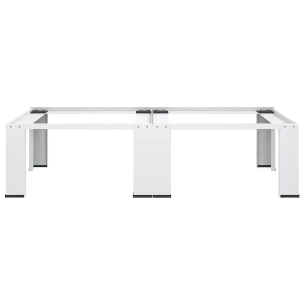 vidaXL Dvojit&yacute; podstavec pod pr&aacute;čku a su&scaron;ičku, biely