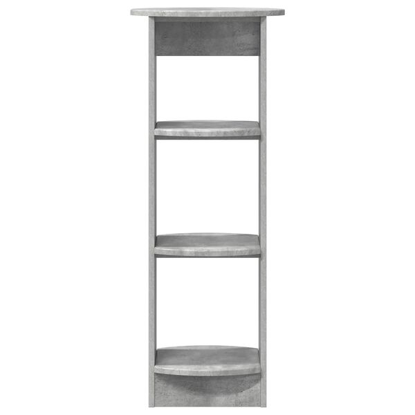 vidaXL Bočn&aacute; skrinka Bet&oacute;novo Siv&aacute; 40 x 40 x 100 cm Kon&scaron;truovan&eacute; drevo