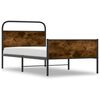 vidaXL Posteľn&yacute; r&aacute;m bez matraca 100x200 cm dub sonoma kompozitn&eacute; drevo