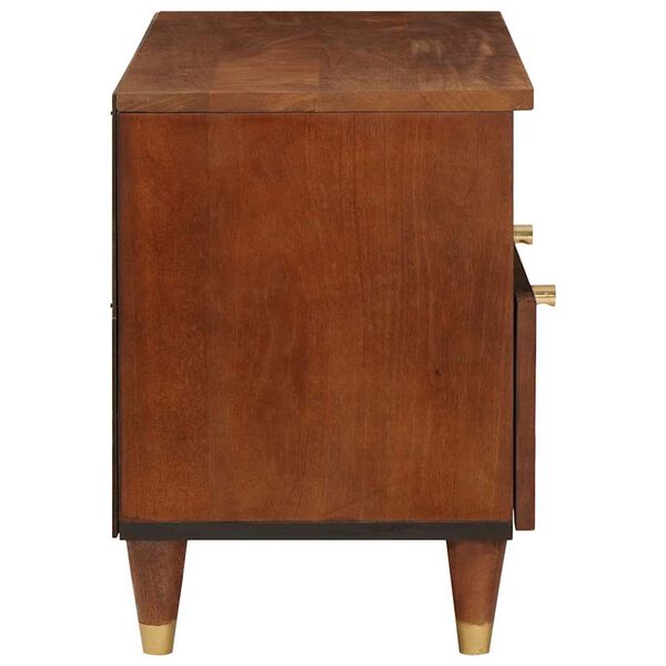 vidaXL TV skrinka Hned&aacute; 70 x 33,5 x 46 cm Mas&iacute;vne mango drevo