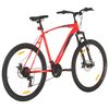 vidaXL Horský bicykel 21 rýchlostí 29" koleso 53 cm rám červený