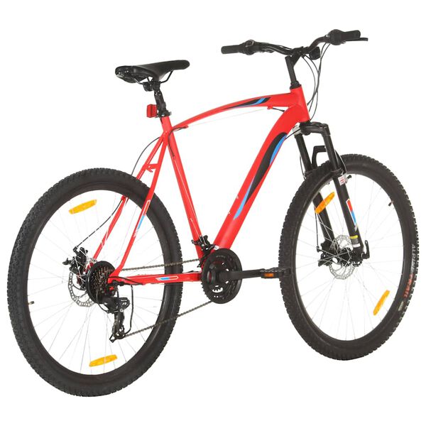 vidaXL Horský bicykel 21 rýchlostí 29" koleso 53 cm rám červený