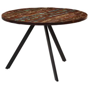 vidaXL Jed&aacute;lensk&yacute; st&ocirc;l 110x75 cm recyklovan&eacute; mas&iacute;vne drevo