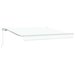 vidaXL Sklopn&aacute; mark&iacute;za Biela 300 x 250 x 165 cm Polyester a hlin&iacute;k