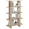 vidaXL Knižnica/deliaca stena dub sonoma 100x30x160 cm