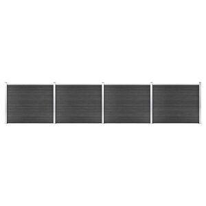 vidaXL Sada plotov&yacute;ch panelov WPC 699x146 cm siv&aacute;