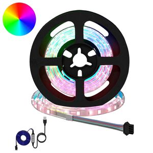 vidaXL LED p&aacute;s 2 ks Čierna a priehľadn&aacute; Meď a plast
