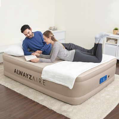 Bestway Nafukovacia posteľ so zabudovanou pumpou AlwayzAire 203x152x51 cm