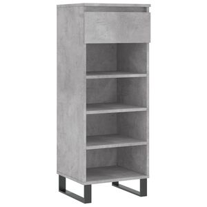 vidaXL Botn&iacute;k bet&oacute;novo siv&yacute; 40x36x105 cm spracovan&eacute; drevo