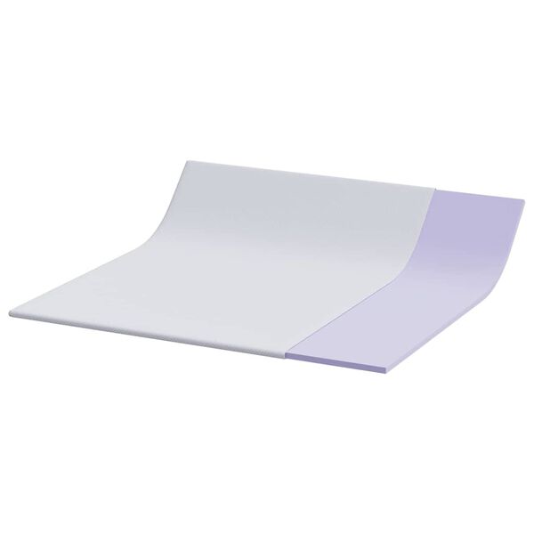 vidaXL Matracov&aacute; podložka Biela 200 x 200 cm Jacquardov&aacute; l&aacute;tka