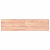 vidaXL Stolov&aacute; doska svetlohned&aacute; 160x40x(2-4)cm o&scaron;etren&yacute; mas&iacute;v hrany