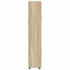 vidaXL Highboard FLORIN Sonoma dub 60 x 35 x 182 cm Kompozitn&eacute; drevo
