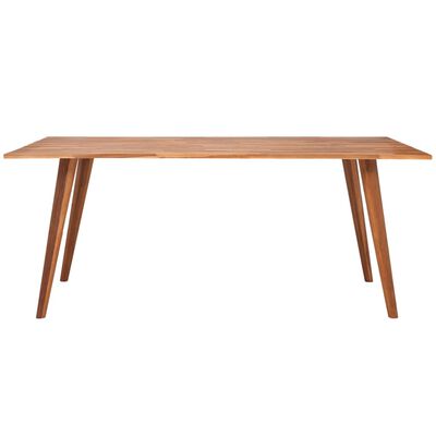 vidaXL Jedálenský stôl, masívne akáciové drevo, 180x90x75 cm, hnedý