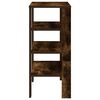 vidaXL Regál na topánky dymový dub 61x32x70 cm kompozitné drevo